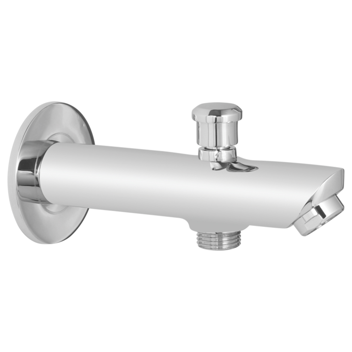 Button Spout with Wall Flange- Evara 1 Aqua gold Button Spout with Wall Flange- Evara