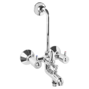 Wall Mixer 3-in-1 with Bend FOAM FLOW (with Cartridge System) - X-plore