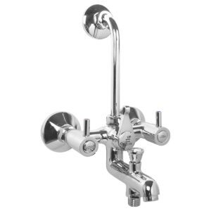 Wall Mixer 3-in-1 with Bend FOAM FLOW (with Cartridge System) - X-tra
