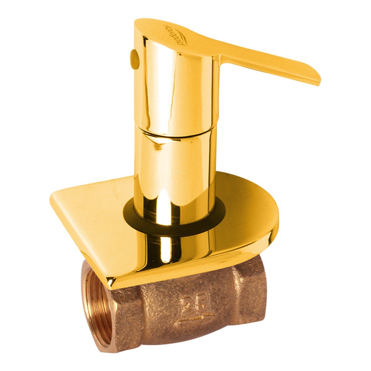 Flush Cock 25mm,1" with Sliding Wall Flange - Elite