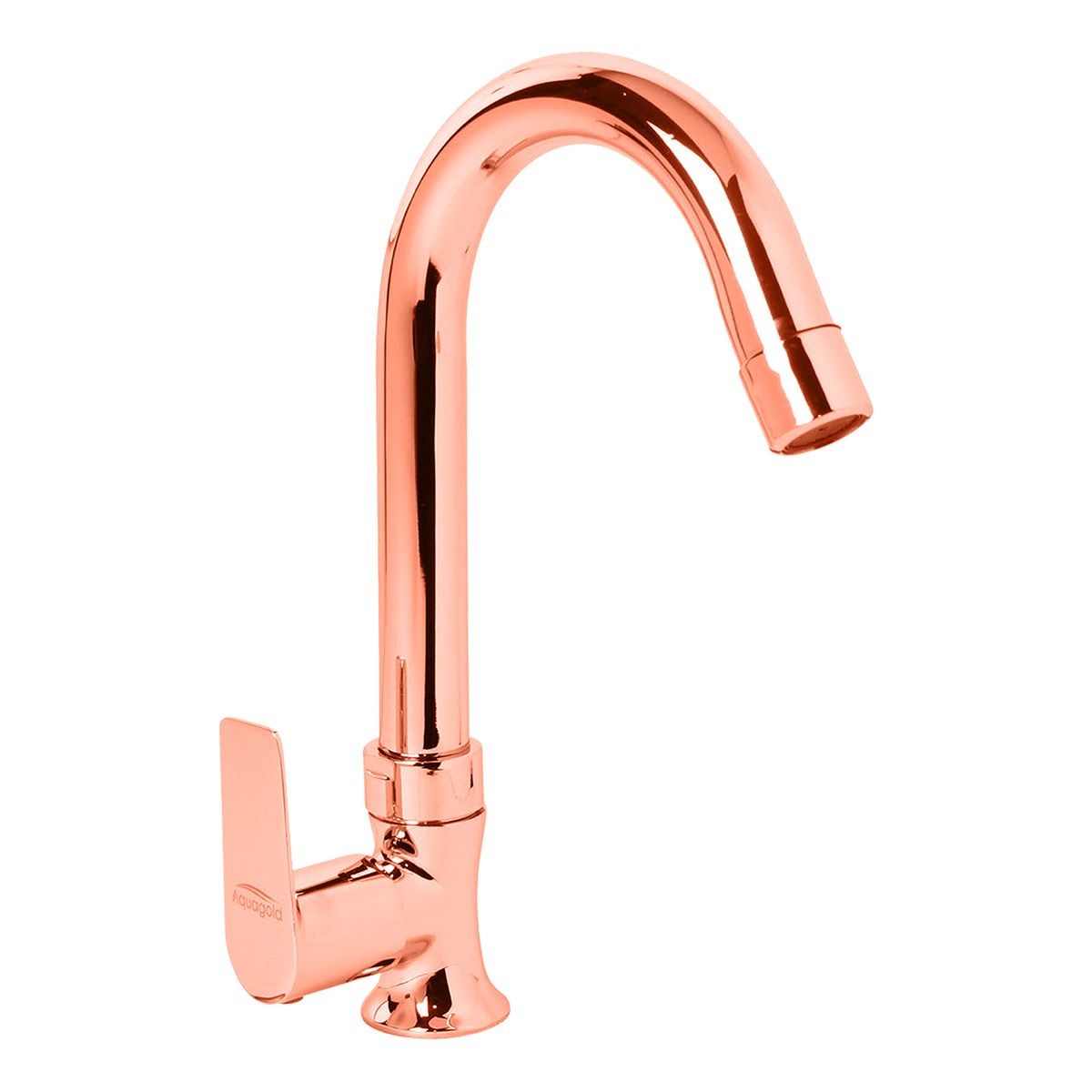 Swan Neck Pillar Cock Foam Flow with J-Spout (SS) - Vogue