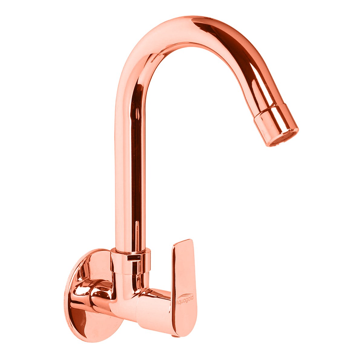 Sink Tap Foam Flow with wall flange and J-Spout (SS) - Vogue