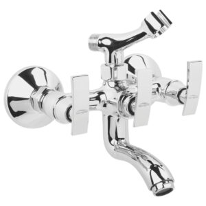 Wall Mixer 2-in-1 with Crutch/Bend FOAM FLOW (with Cartridge System) - Evara