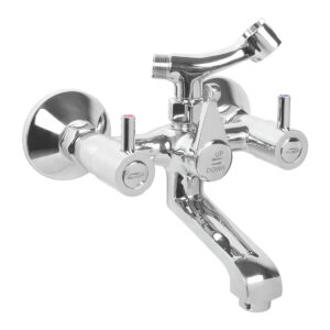 Wall Mixer 2-in-1 with Crutch/Bend FOAM FLOW (with Cartridge System) - X-tra
