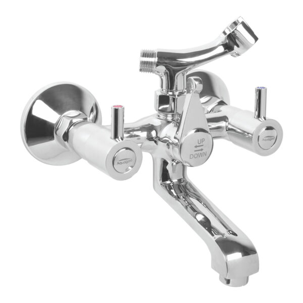 Wall Mixer 2-in-1 with Crutch/Bend FOAM FLOW (with Cartridge System) - X-tra