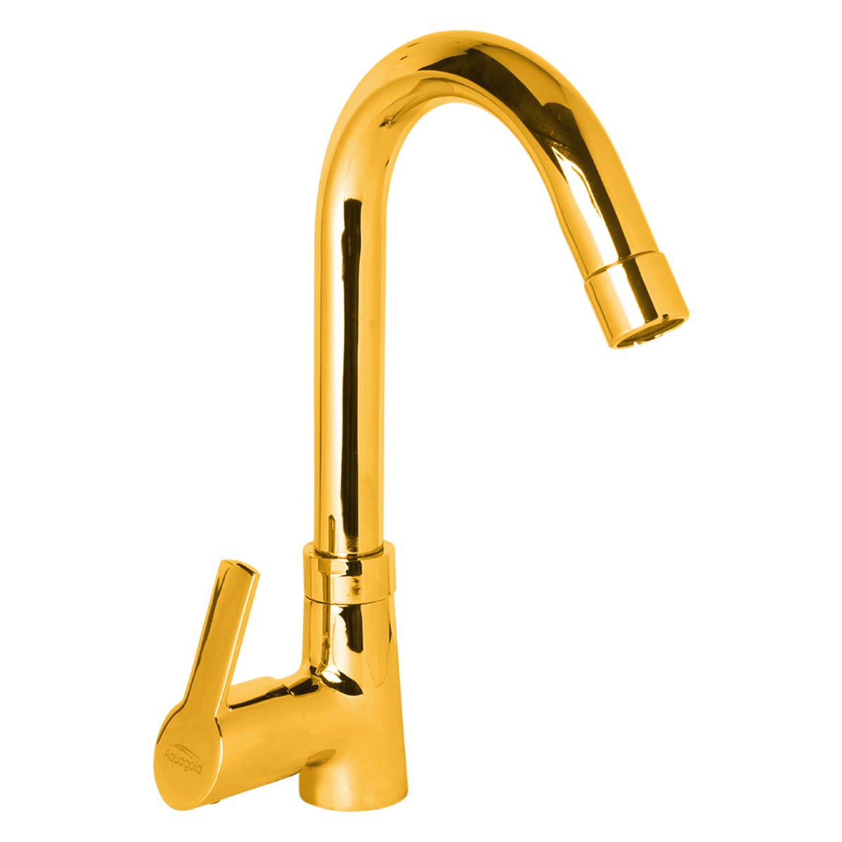 Swan Neck Pillar Cock C- Type Foam Flow with Base Flange - Elite