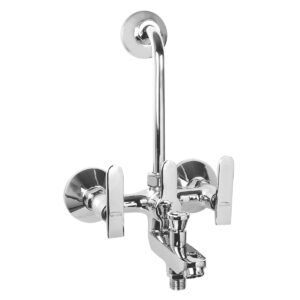 Wall Mixer 3-in-1 with Bend FOAM FLOW (with Cartridge System) - Sleek