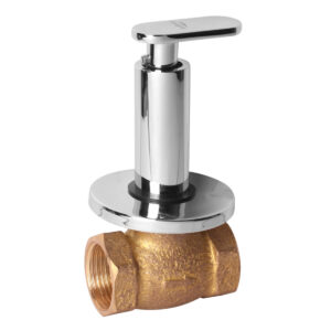 Flush Cock 25mm,1" with Sliding Wall Flange - Apollo