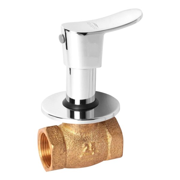 Flush Cock 25mm, 1" with Sliding Wall Flange - Noor