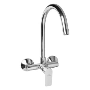 Wall Mounted Single Lever Sink Mixer (35mm Cartridge) - Vogue