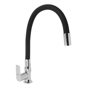 Swan Neck Pillar Cock Foam Flow with Flexible Spout (SF) - Vogue