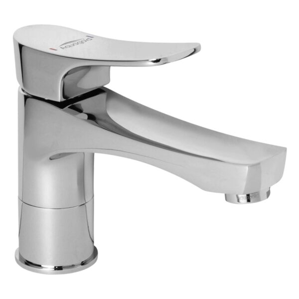 Basin Mixer Single Lever with 600mm Long Braided Hoses - Noor