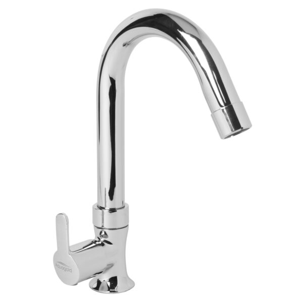 Swan Neck Pillar Cock Foam Flow with J-Spout (SS)- Project