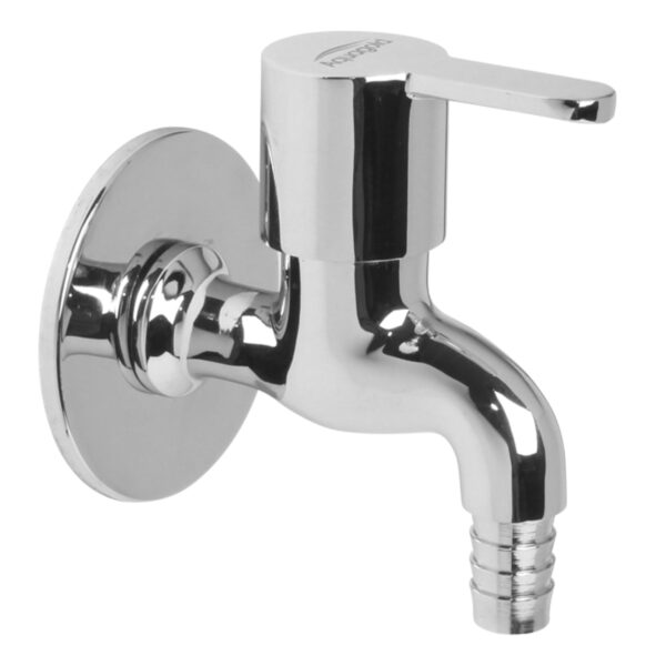Nozzle Short Bib Cock with Wall Flange - Divine