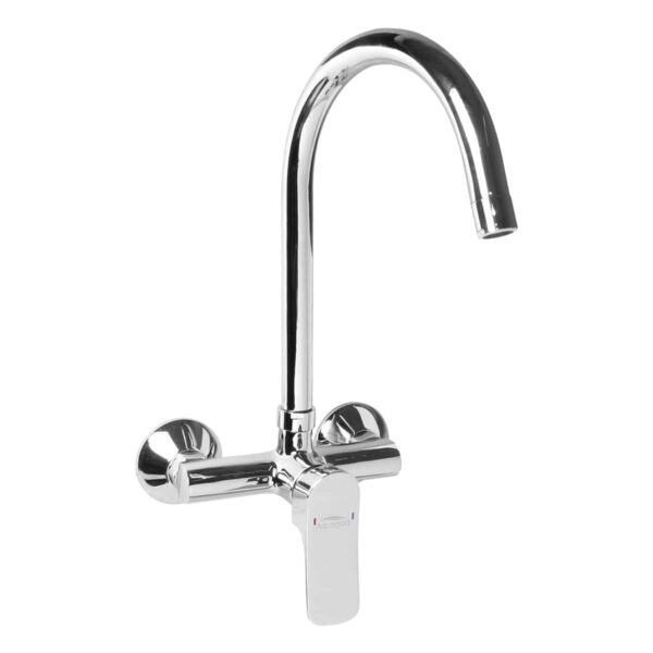 Wall Mounted Single Lever Sink Mixer (35mm Cartridge) - Noor