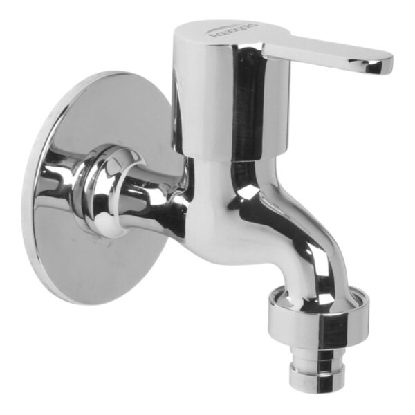 Washing Machine Bib Cock with Wall Flange - Divine