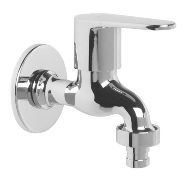 Washing Machine Bib Cock with Wall Flange - Amara
