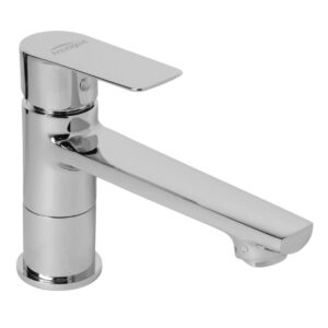 Basin Mixer Single Lever with 600mm Long Braided Hoses - Vogue