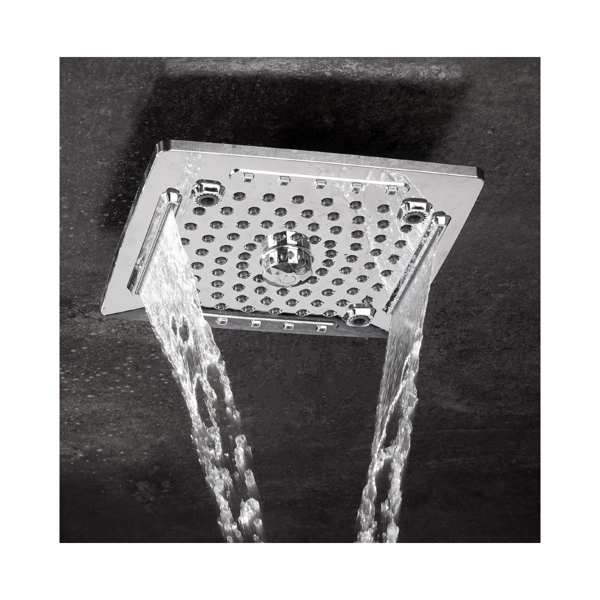 Wall & Ceiling Rain Shower 4 Functions (Rain, Mist, Curtain & Waterfall) 005 - LED Showers
