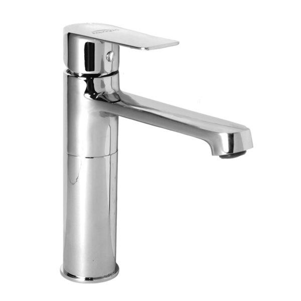 Basin Mixer Single Lever FOAM FLOW with 600mm Long Braided Hoses - Icconic