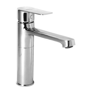 Basin Mixer Single Lever 8" FOAM FLOW with 600mm Long Braided Hoses - Icconic