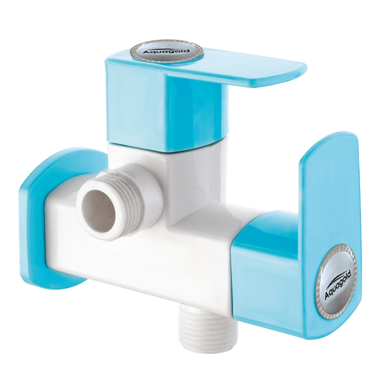 Two Way Angle Valve with Wall Flange - Diamond
