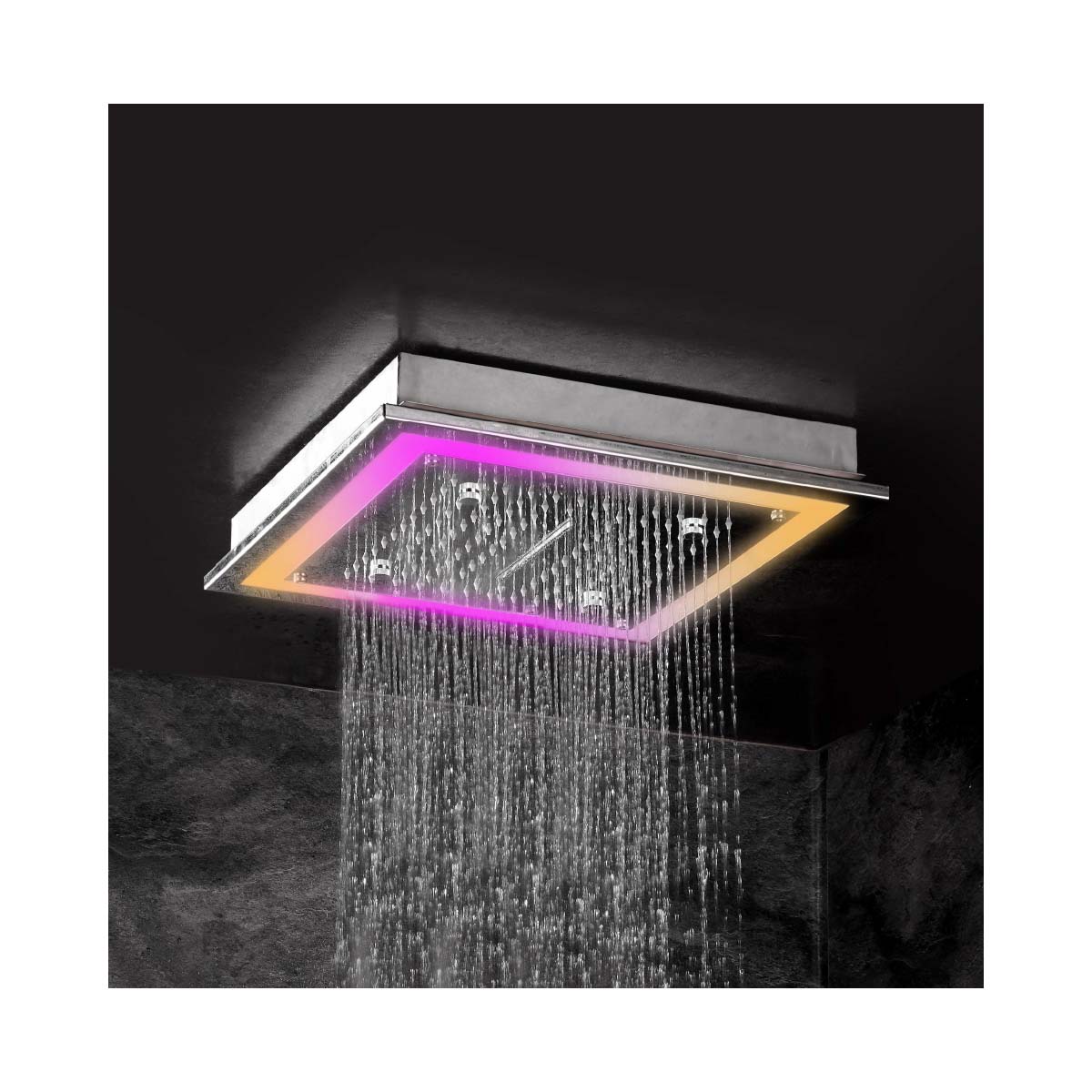 Ceiling Rain Shower 3 Functions (Rain, Mist & Waterfall) 002 - LED Showers
