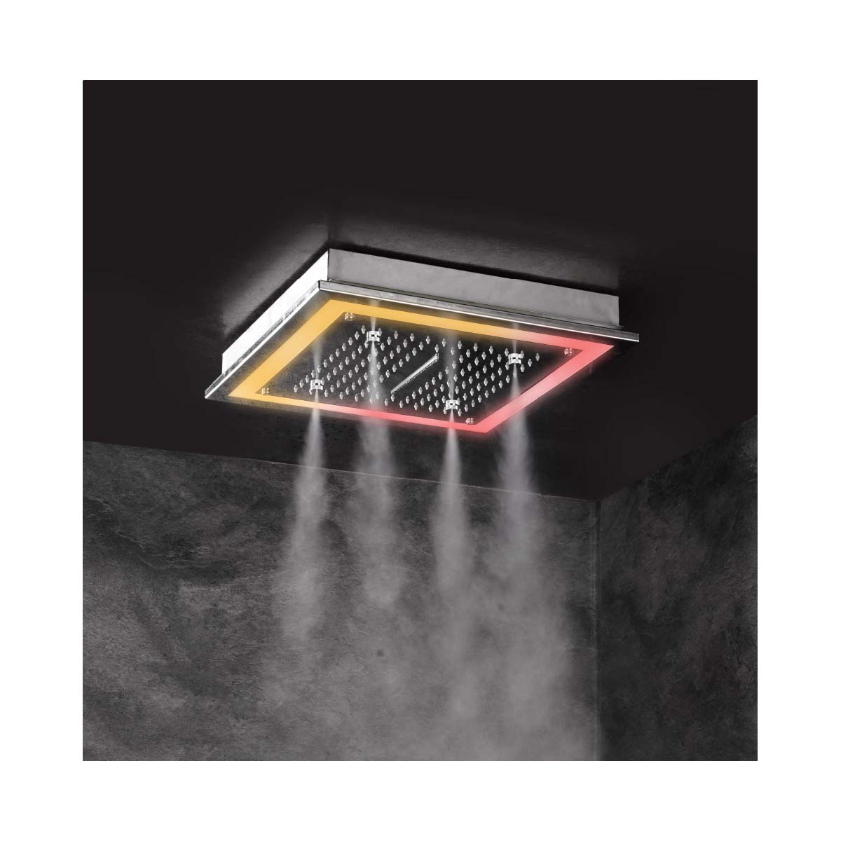 Ceiling Rain Shower 3 Functions (Rain, Mist & Waterfall) 002 - LED Showers